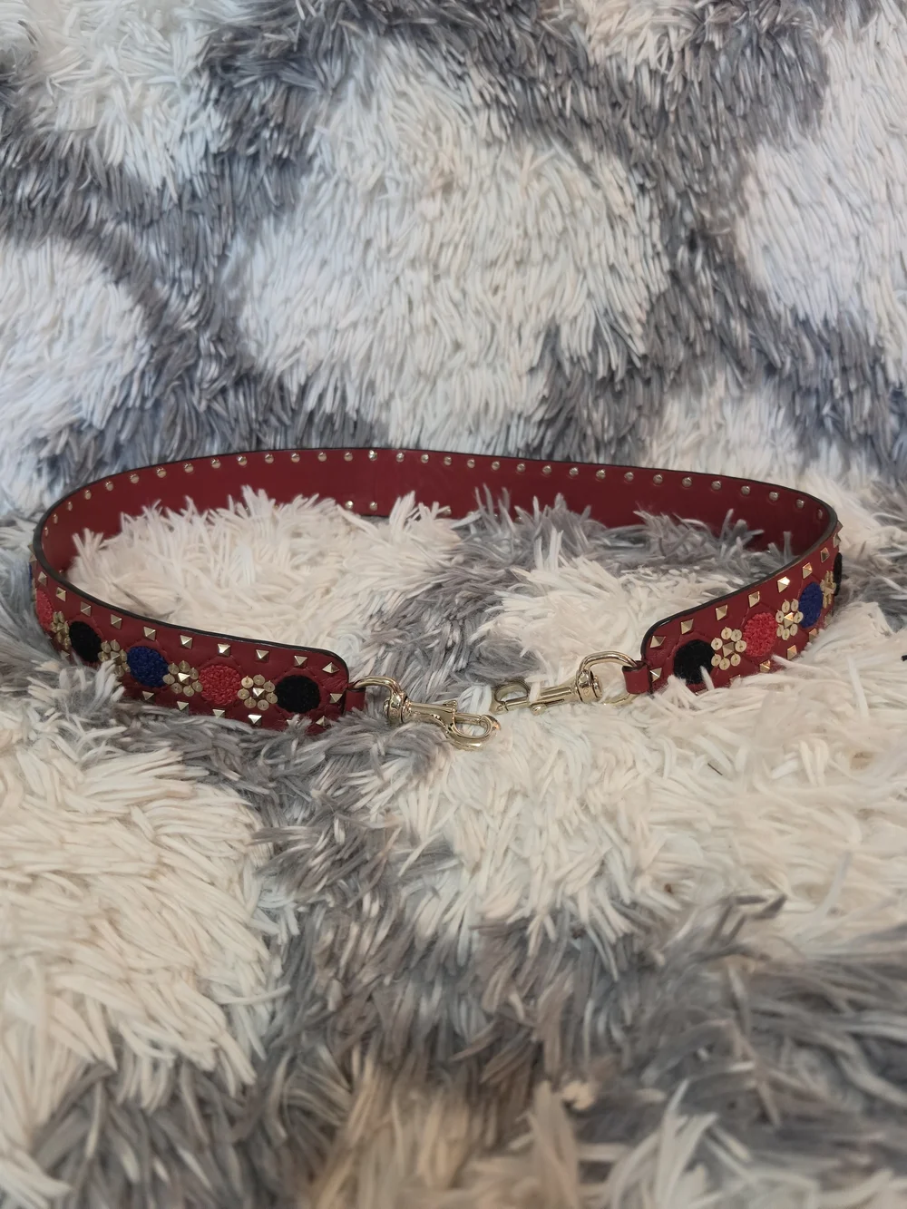 Pre Owned VALENTINO GARAVANI studed Bag Strap